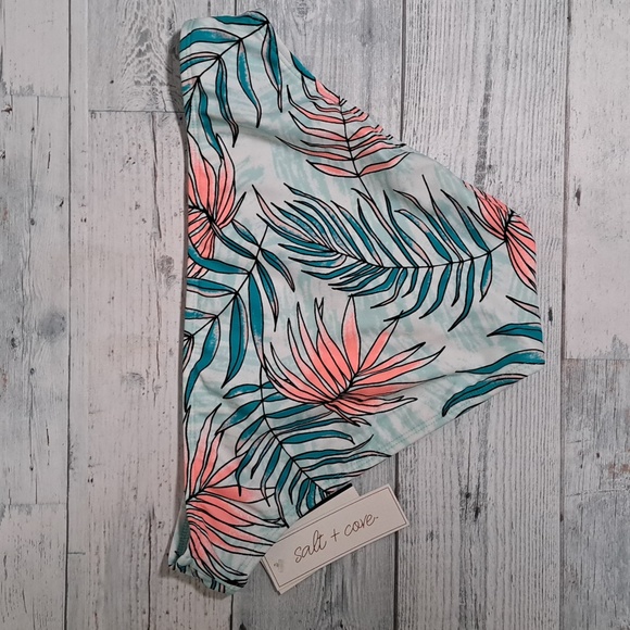 Salt & Cove Calm Palms Printed Hipster Bikini Swim Bottoms L - Picture 8 of 10